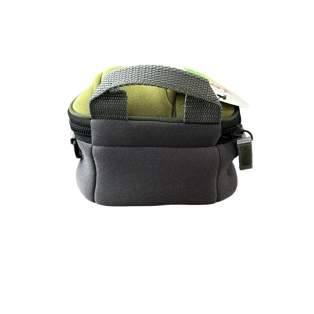 NEW Kodak Venture Digital Camera Bag & Strap Green Gray Travel Vacation Retro‎